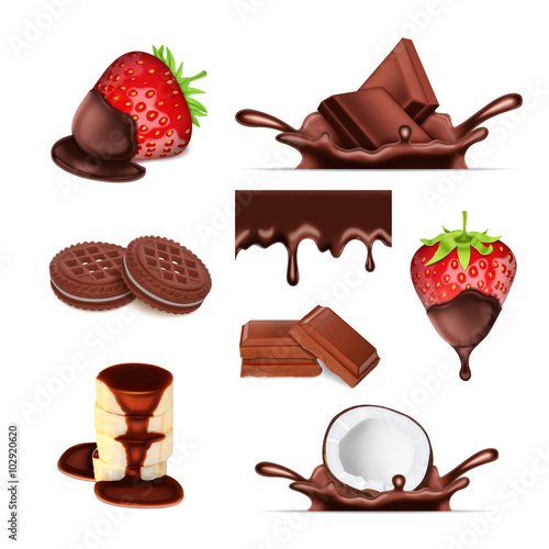 Sweet chocolate set