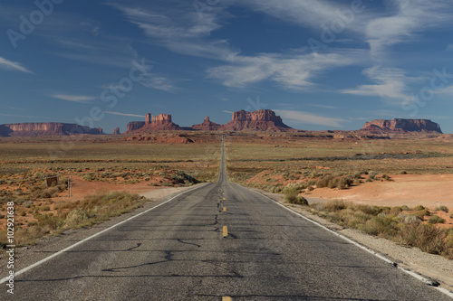 Highway at Monument Valley