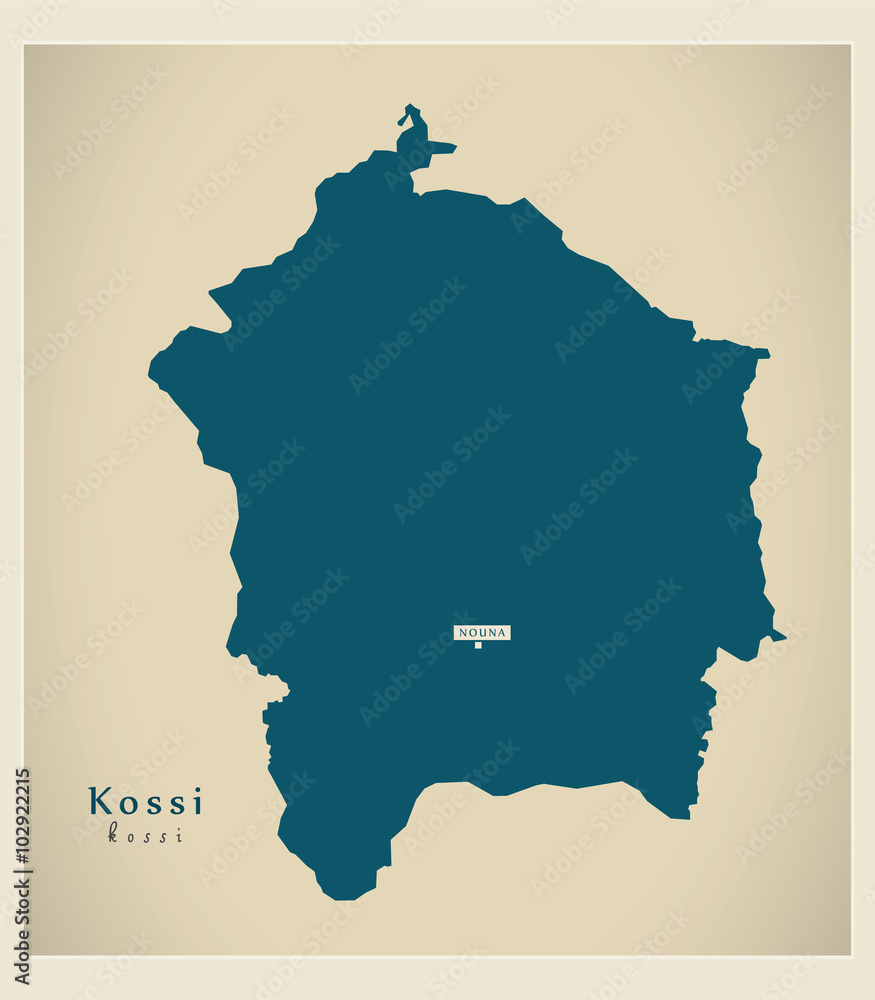 Modern Map - Kossi BF