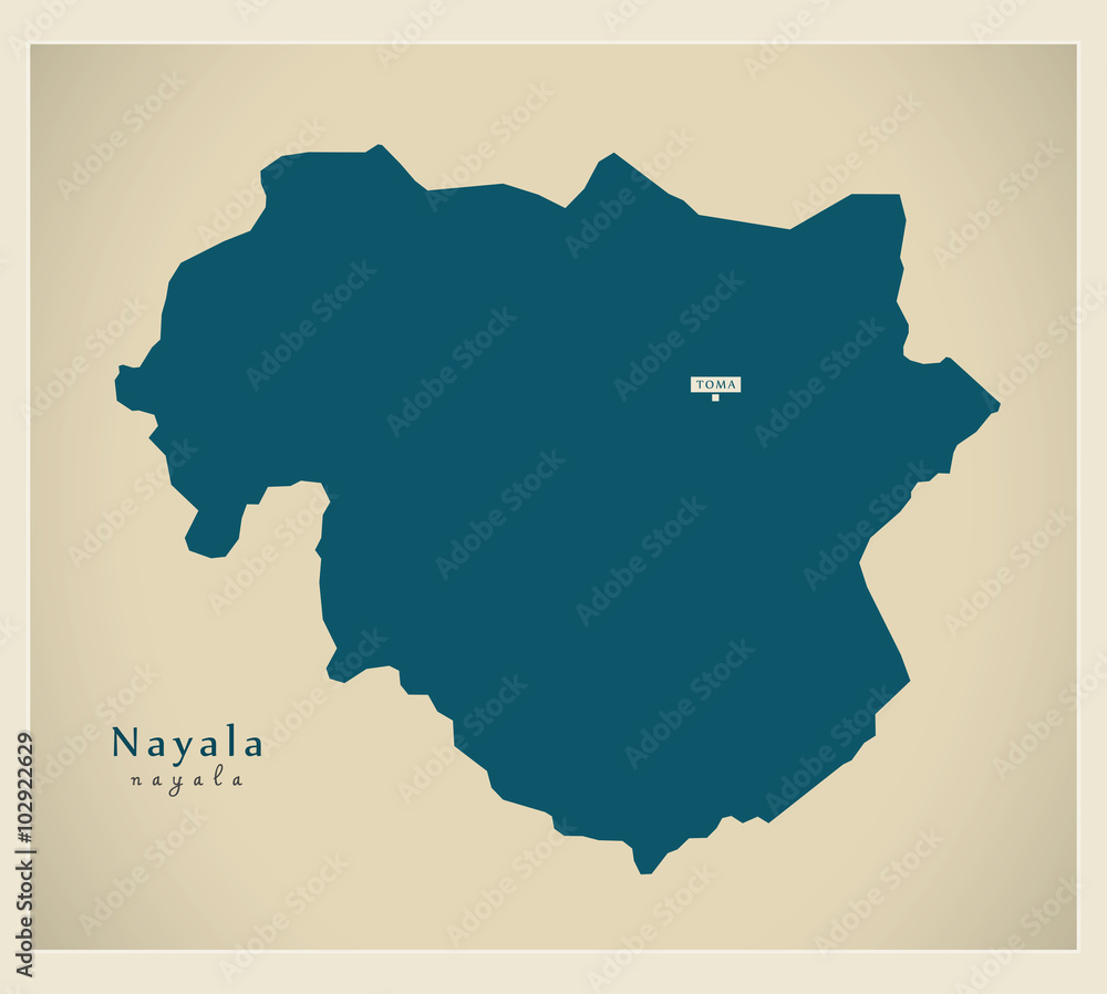 Modern Map - Nayala BF