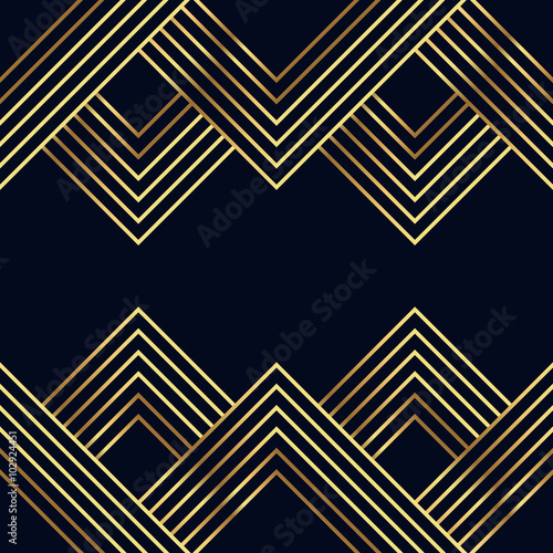 Luxury Geometric Gold Background