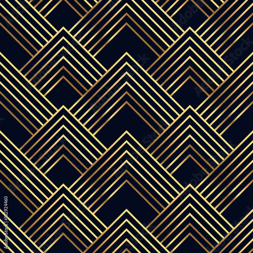 Luxury Geometric Gold Background