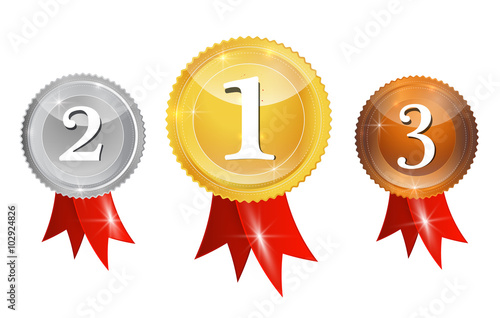 Medals Set Vector