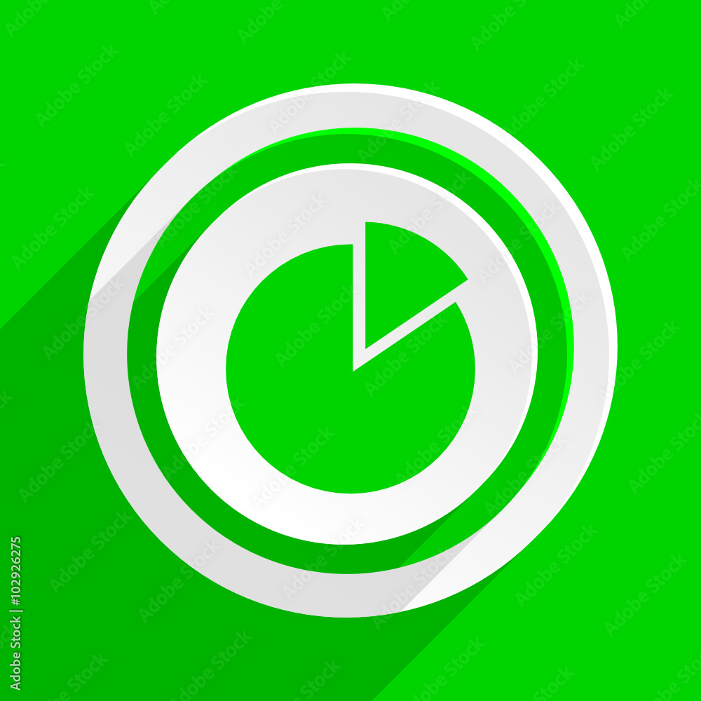 green flat vector icon green flat vector icon