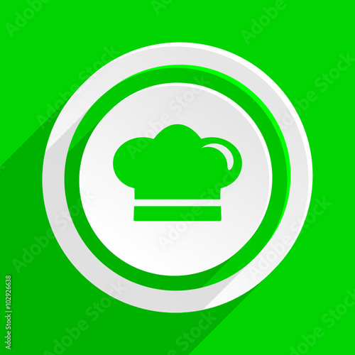 green flat vector icon