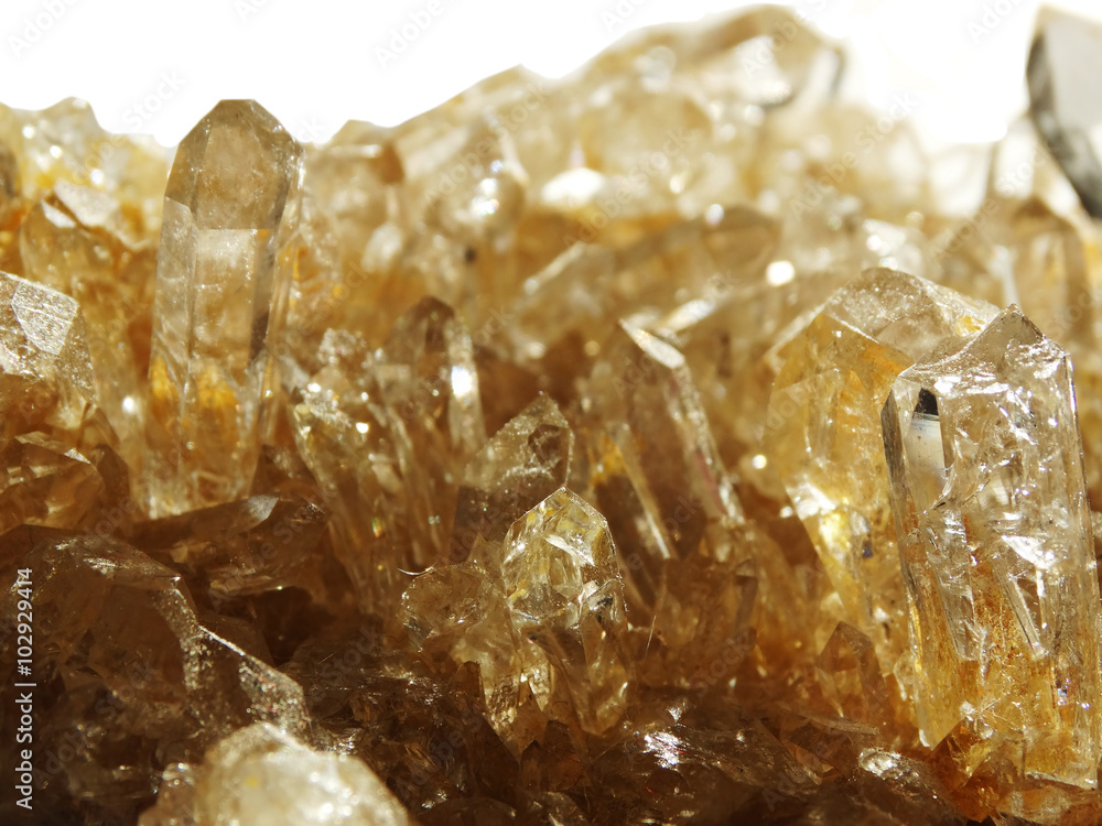citrine geode geological crystals