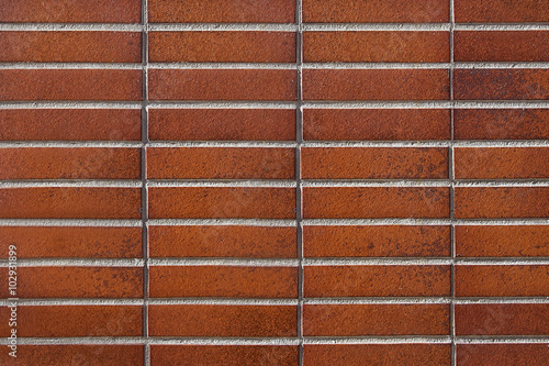 Brown brick wall background texture © issalina