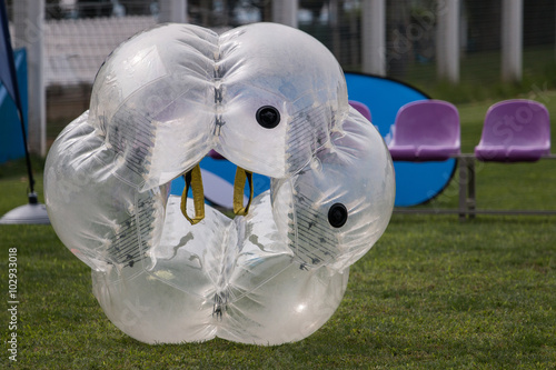 bubble football ball game photo