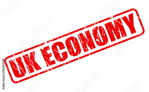 UK ECONOMY red stamp text