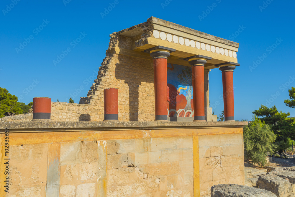 Knossos palace at Crete, Greece Knossos Palace..