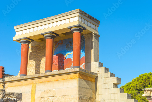 Knossos palace at Crete, Greece Knossos Palace..