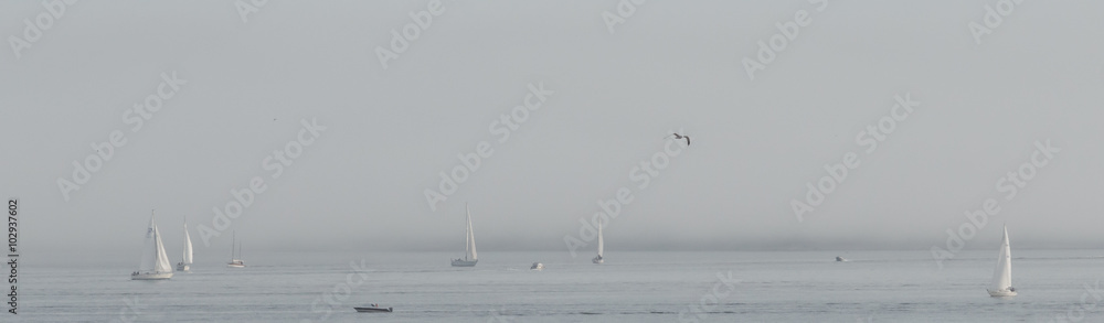 Fototapeta premium Peaceful afternoon at sea
