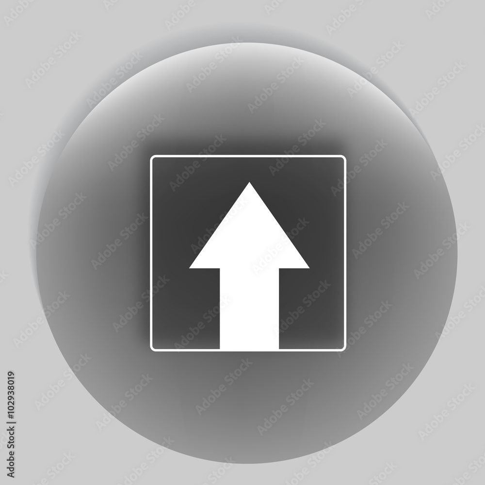 Ahead Only, One way traffic sign, Drive Straight Ahead Only, One way traffic sign, Drive Straight