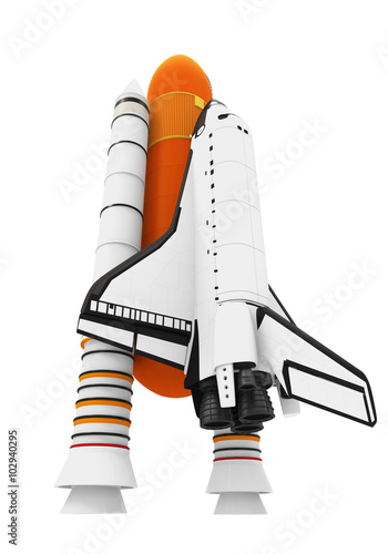 Space Shuttle Isolated