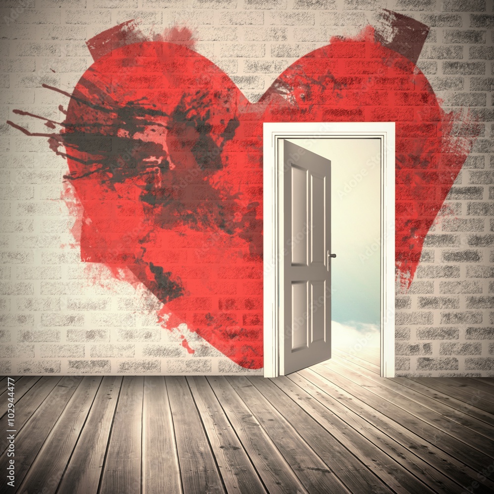 Obraz premium Composite image of heart