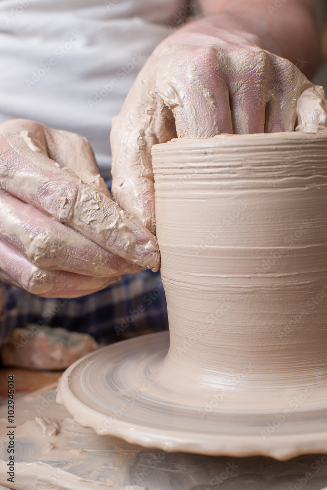 Hands of a potter Hands of a potter