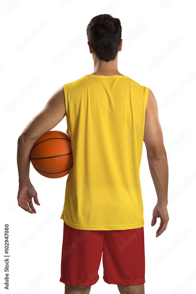 Professional Spanish basketball player with ball. Professional Spanish basketball player with ball.
