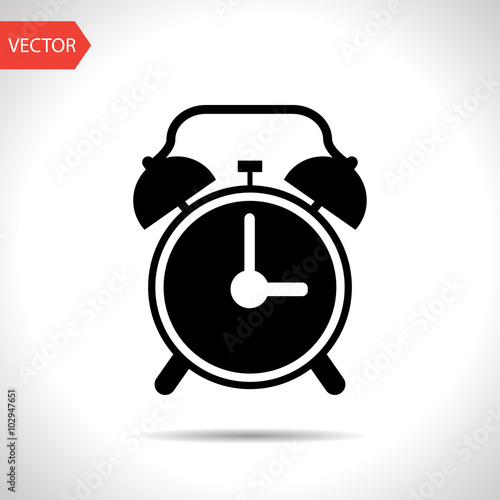 alarm clock vector icon