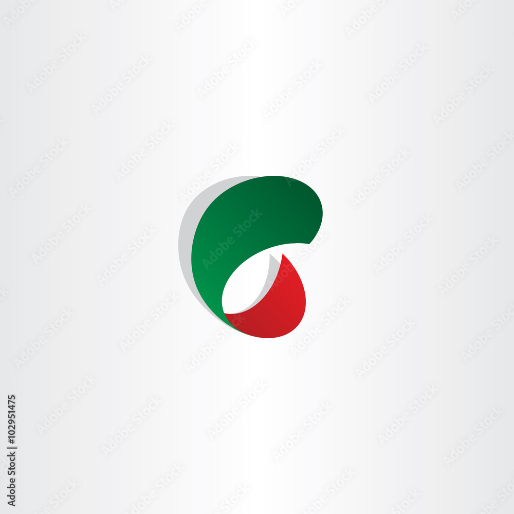 c letter c gradient red and green icon vector logo c letter c gradient red and green icon vector logo