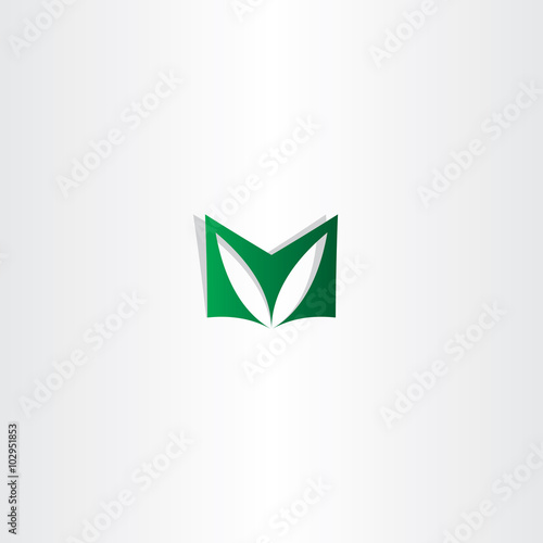 Free Download letter m green logotype sign logo m icon vector - GFXLoad