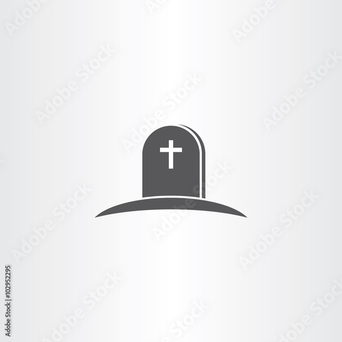 tomb vector death icon symbol