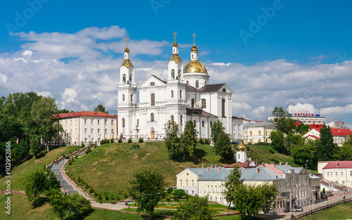 Holy Assumption Cathedral of the Assumption on the hill and the