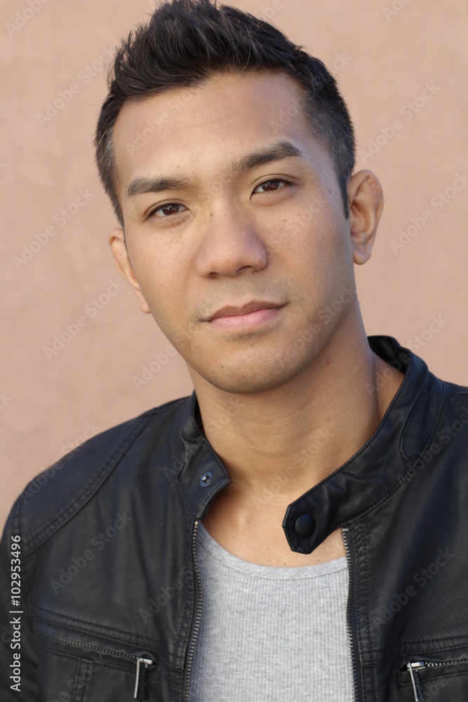 Fototapeta premium Great looking tough asian guy