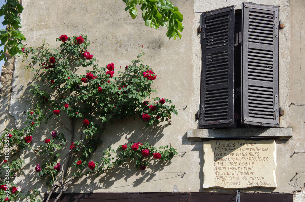 Naklejka premium Medieval town of Perouges