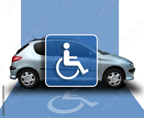 stationnement handicapé 2018 photo