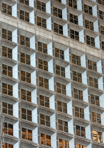 Wall of skyscraper (background).