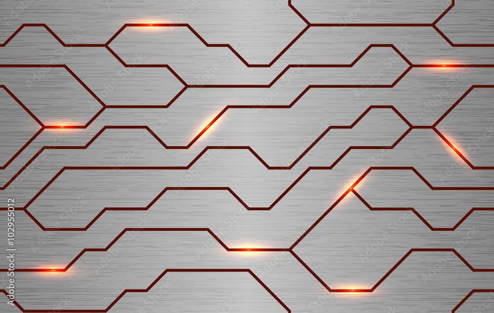 Seamless Vector Futuristic Techno Texture Abstract Energy Line On Seamless Vector Futuristic Techno Texture Abstract Energy Line On