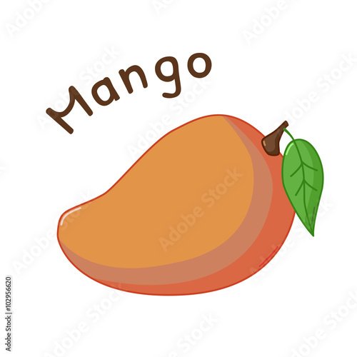 Isolated mango icon