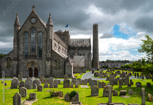 Ireland, Kilkenny, the St Canice's cathedral and cemetery photo