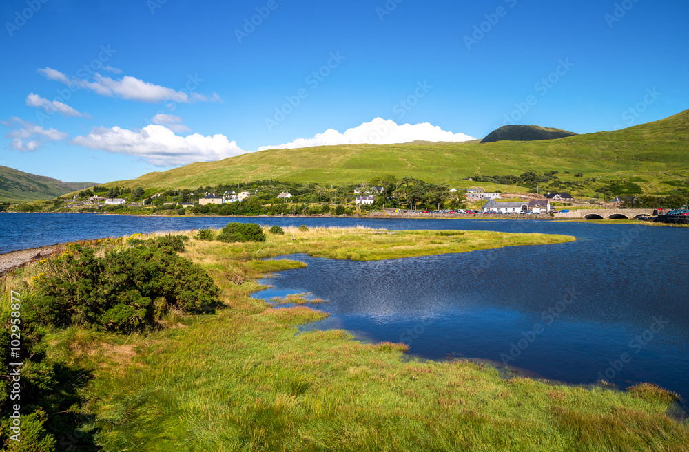 Ireland, Calway county, Connemara area, the Leenane lake Ireland, Calway county, Connemara area, the Leenane lake