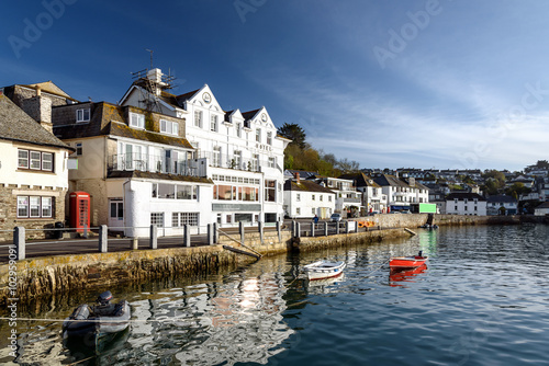 St Mawes village, Cornwall, England. photo