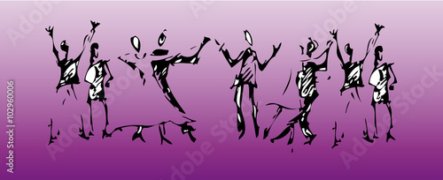 dance tango, tango milonga, tango argentina, Tanzende Menschen, Einladung zu einer Tanzveranstaltung, vektor, isoliert