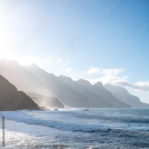 Wallpaper Mural Coastline near Tagana village on Tenerife island Torontodigital.ca