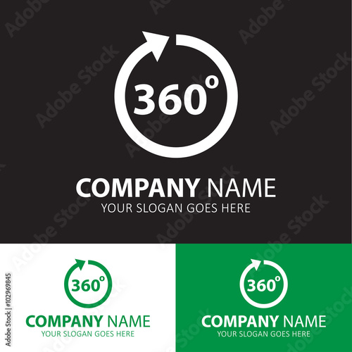 Angle 360 degrees icon