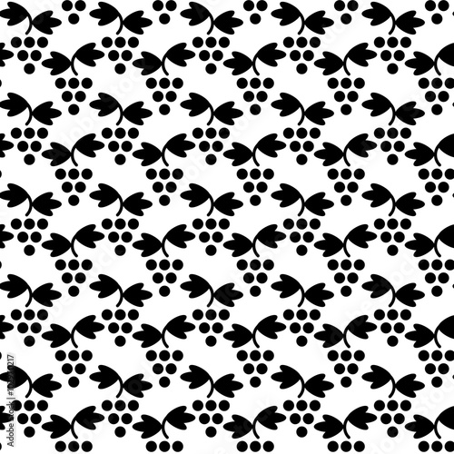 geometric grapes simple seamless pattern