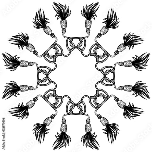 Hand drawn marine template