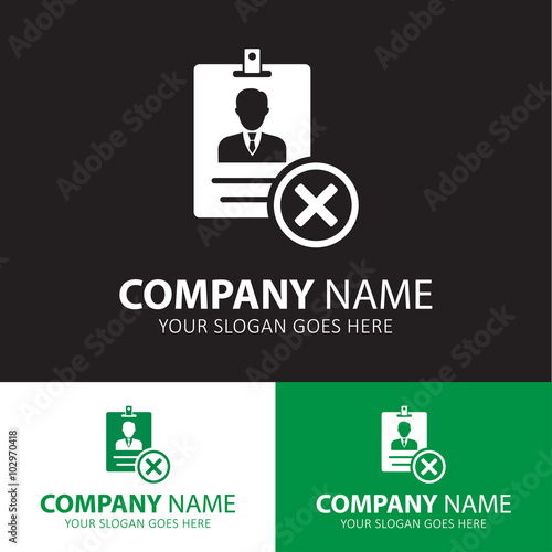 Remove ID card icon