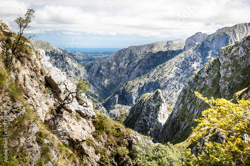rocky mountain landscape in Europe