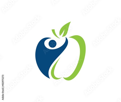 Man apple logo