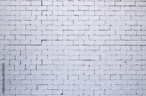 white brick wall for texture background