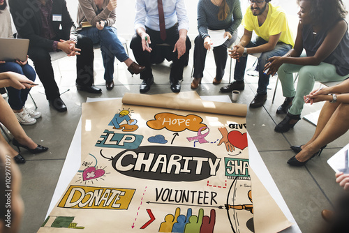 Charity Donate Give Hope Aid Concept