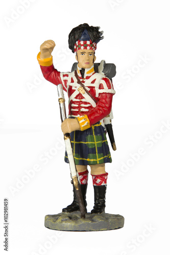 Рядовой шотландского 92-го Гордона полка. 1815 год
