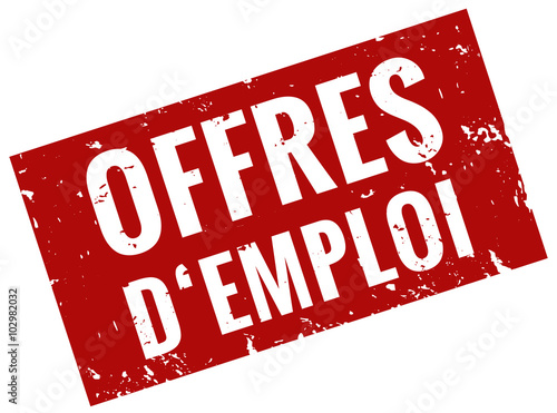 Offres d'emploi timbre rouge