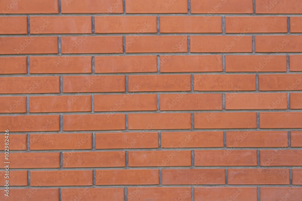 Decorative brick coating of a wall Decorative brick coating of a wall