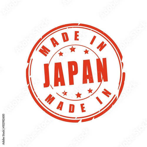 Made in Japan vector stamp