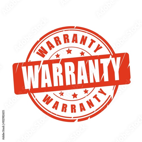 Warranty vector stamp